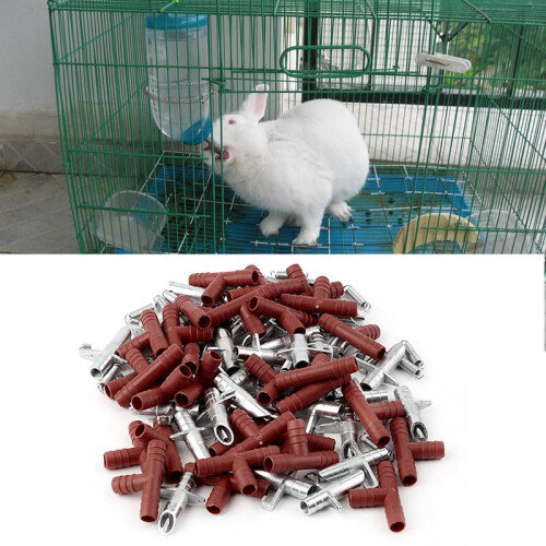 Rabbit Nipple Water Drinker for Poultry Bunny Rodent Mouse 1