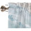 Beach Kitchen Curtains Set Aqua Beige 24 inch 5