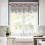 Christmas Kitchen Curtains Set Grey Farmhouse Snowflake Red 6