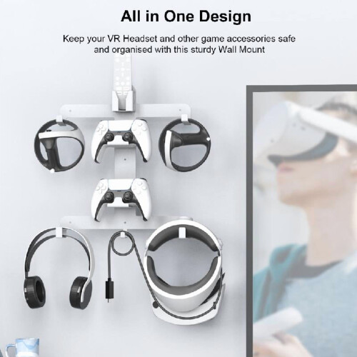 VR Headset and Controller Wall Mount Bracket 1