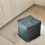 Boho pouf cover square blue storage ottoman 5