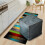 Boho pouf cover square blue storage ottoman 7