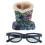Soft Plush-Lined Eyeglasses Stand Case 1 Pack 4