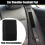 Microfiber Car Seatbelt Pad Covers Universal Black 27x6.5 2