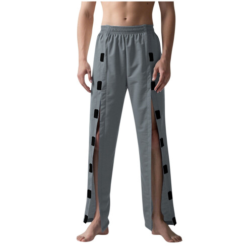 Men's Quick-Dry Healthcare Pants with Hook-and-Loop Closure 1