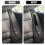 Microfiber Car Seatbelt Pad Covers Universal Black 27x6.5 3