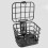 Electric Bike Front Basket with Cover and Bend Bracket 7