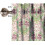 Retro Floral Valances 3-Piece Set Pink Watercolor Pattern 4