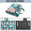 Golf Cart Seat Covers Polyester Heavy-Duty 51.2" x 30.3" 4
