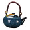 Ceramic Teapot Blue 750ml for Home Camping Tea Making 4