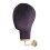 Wall Mounted Velvet Mannequin Head Hat Display Stand Black 4