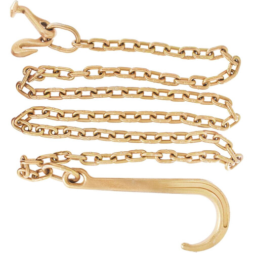 Tow Chain Grade 70 J Hook 5/16 inch x 10 ft 2