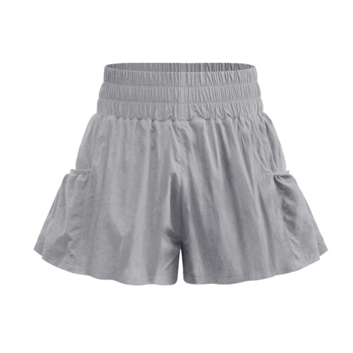 Women's Running Shorts with Pockets Elastic Waist 2