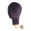 Wall Mounted Velvet Mannequin Head Hat Display Stand Black 2