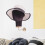 Wall Mounted Velvet Mannequin Head Hat Display Stand Black 8