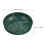 Hemoton Plastic Flower Mud Holders Round Green Bowls 4pcs 2
