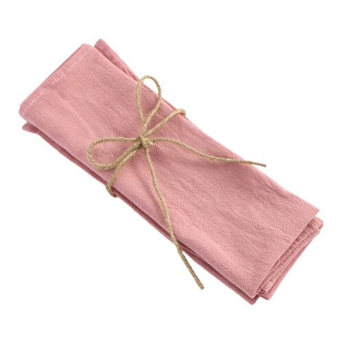 Boho Cotton Napkins Solid Color 4-Pack 1