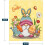 Easter Kids Throw Blanket Yellow Gnome Egg Bunny Design 2