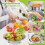 Stainless Steel Steamer Basket with Extendable Handle 1 Pack 6