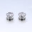 Sparkly Crystal Ear Plug Tunnels Stainless Steel 0g 00g 6
