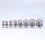 Sparkly Crystal Ear Plug Tunnels Stainless Steel 0g 00g 4