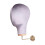 Wall Mounted Velvet Mannequin Head Display Stand Grey 2