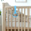 Blue Playpen Standing Pull Ring for Baby, Durable Plastic, 5