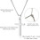 Cross Necklace Silver Cuban Link Chain for Men 2