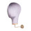 Wall Mounted Velvet Mannequin Head Display Stand Grey 4