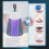 Rechargeable Bug Zapper Portable Mosquito Fly Trap Purple 6
