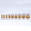 CZ Ear Plug Tunnels Screw Fit 0g 00g 3