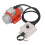 DC12V vibrating motor aluminum alloy red copper 3