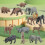 Wildlife Animal Figurines Set 12 Pieces 6