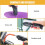 Cordless Electric Screwdriver Set with LED Light and 5