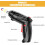 Cordless Electric Screwdriver Set with LED Light and 6