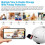Light Bulb Camera 360 Panoramic 2.4GHz WiFi with 2-Way Audio 4