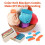 Knit Blocking Pin Kit, 20pcs Knit Blockers Combs for Crochet Knitting Blocking Board Mats, Knit Blocking Pins 6