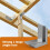 Galvanized Steel L-Brackets 3"x3" 90 8 pcs 7