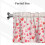 Valentine's Kitchen Valance Pink Red Hearts Rod Pocket 3