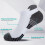 Athletic Running Ankle Socks Low Cut Cushioned 6 Pairs 3
