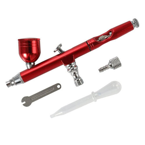 Dual Action Airbrush for Art, Craft, Cake Decorating, 1
