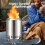 Portable 8.6 inch low-smoke fire pit stainless steel with 7