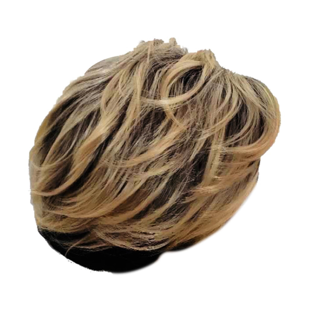 Black Synthetic Short Wavy Curly Wig for Women
