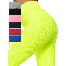 DODOING High-Waisted Textured Butt-Lift Yoga Leggings for
