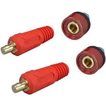 TIG Welding Cable Panel Connector DKJ35-50 DKZ35-50 Red 4