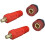 TIG Welding Cable Panel Connector DKJ35-50 DKZ35-50 Red 4 1