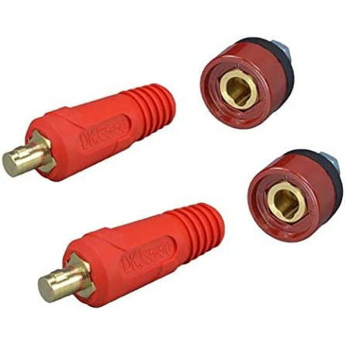 TIG Welding Cable Panel Connector DKJ35-50 DKZ35-50 Red 4