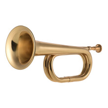Muslady B Flat Bugle Call Trumpet Brass Horn with Mouthpiece