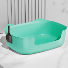 Cat Litter Box Spill-Proof Extra-Large Open Tray