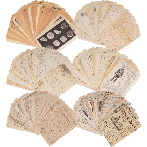 Vintage Scrapbook Paper Kit 150 Sheets